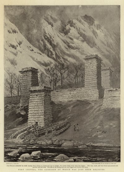 Fort Chitral, the Garrison of which has just been relieved by Joseph Nash